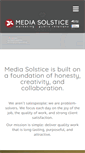 Mobile Screenshot of mediasolstice.com